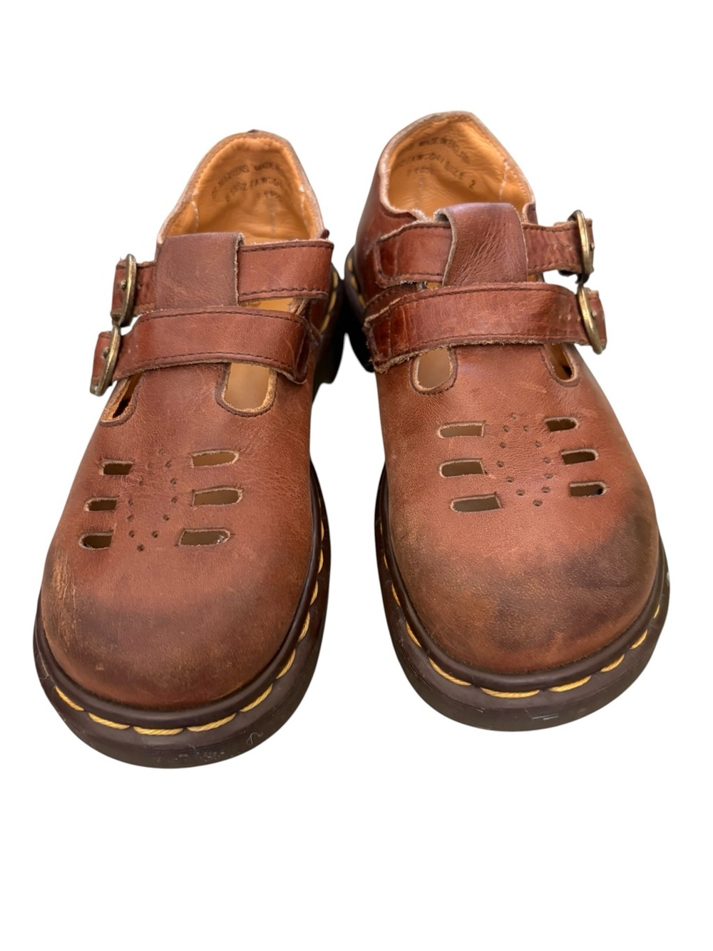 RARE VINTAGE 90s Dr. Martens 8185 Junior Mary Jane Shoes UK 2EUC